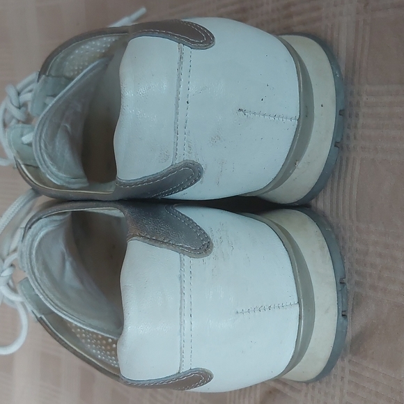 PRADA white mesh with silver leather oxfords, EU 37.5 (7.5-8) RARE - Picture 4 of 11